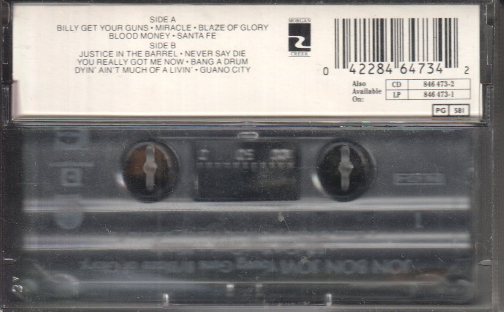 Jon Bon Jovi - Blaze Of Glory - Cassette