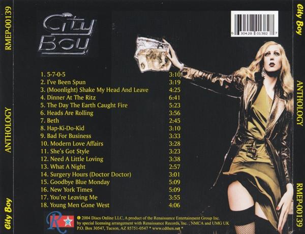City Boy - Anthology - Cdr