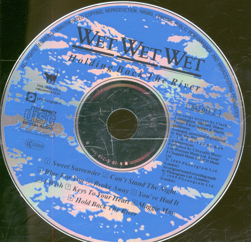 Wet Wet Wet - Holding Back The River - Cd