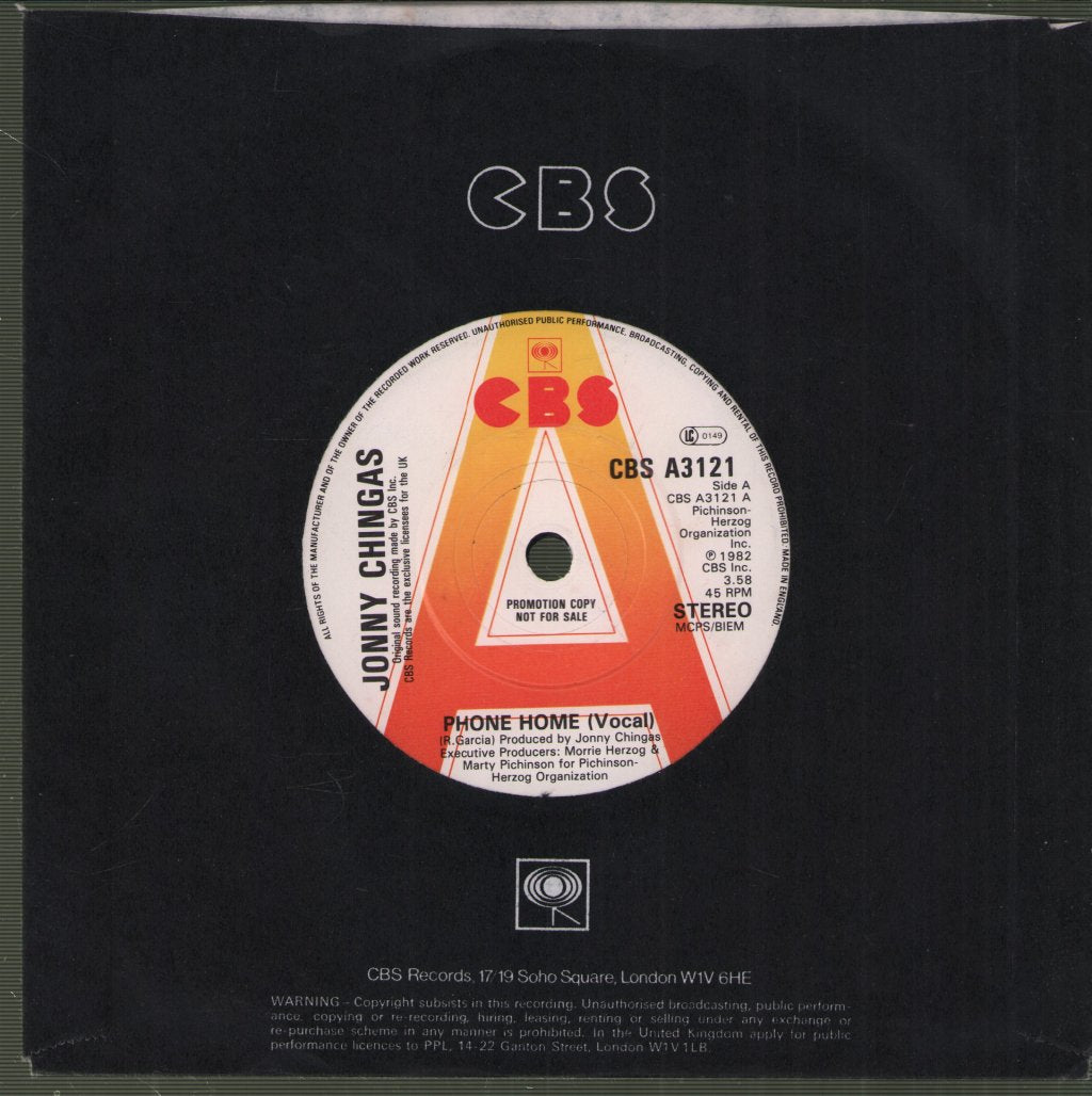 Jonny Chingas - Phone Home - 7 Inch