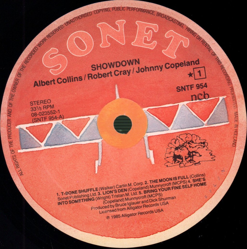 Albert Collins/Robert Cray/Johnny Copeland - Showdown - Lp