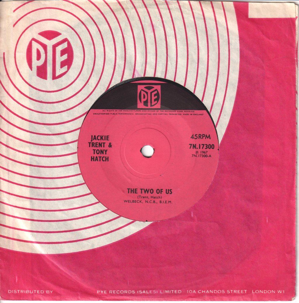 Jackie Trent And Tony Hatch - Two Of Us - 7 Inch