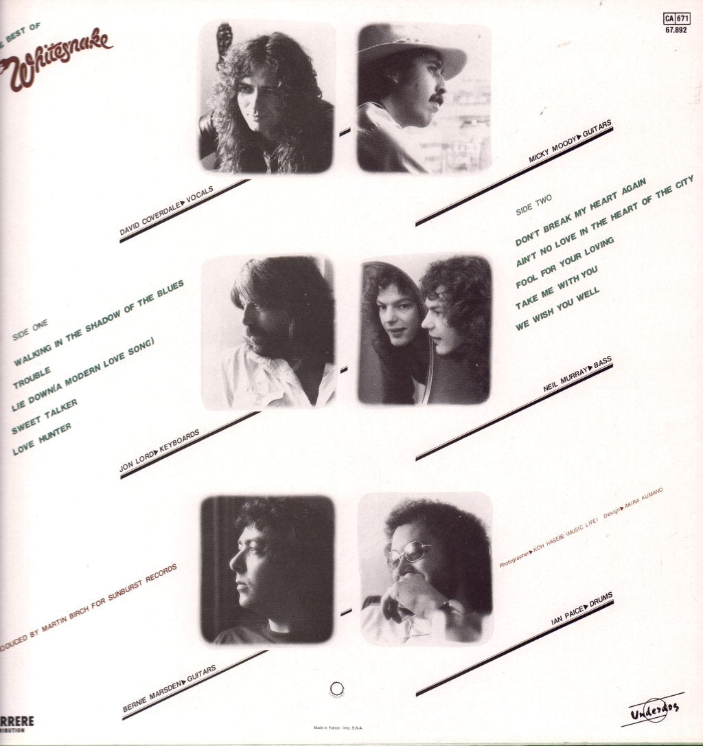 Whitesnake - Best Of Whitesnake - Lp