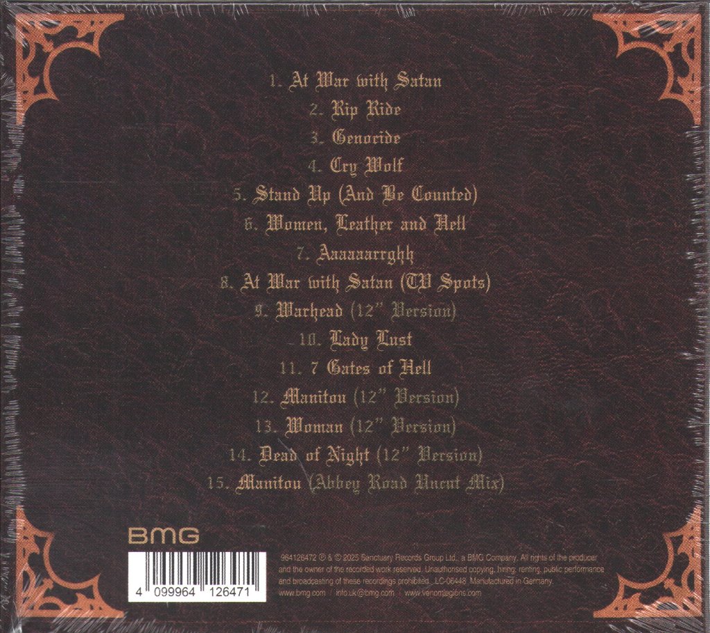 Venom - At War With Satan - Cd