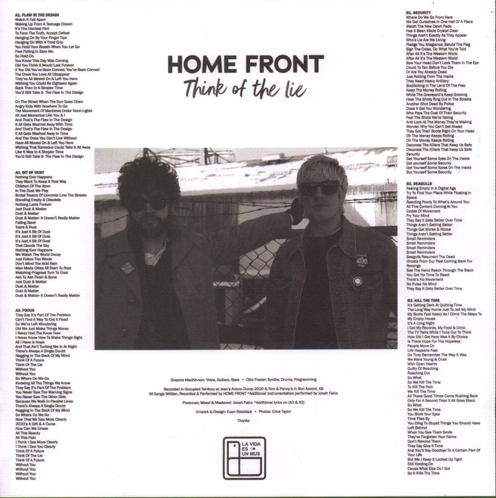 Home Front - Think Of The Lie - Lp