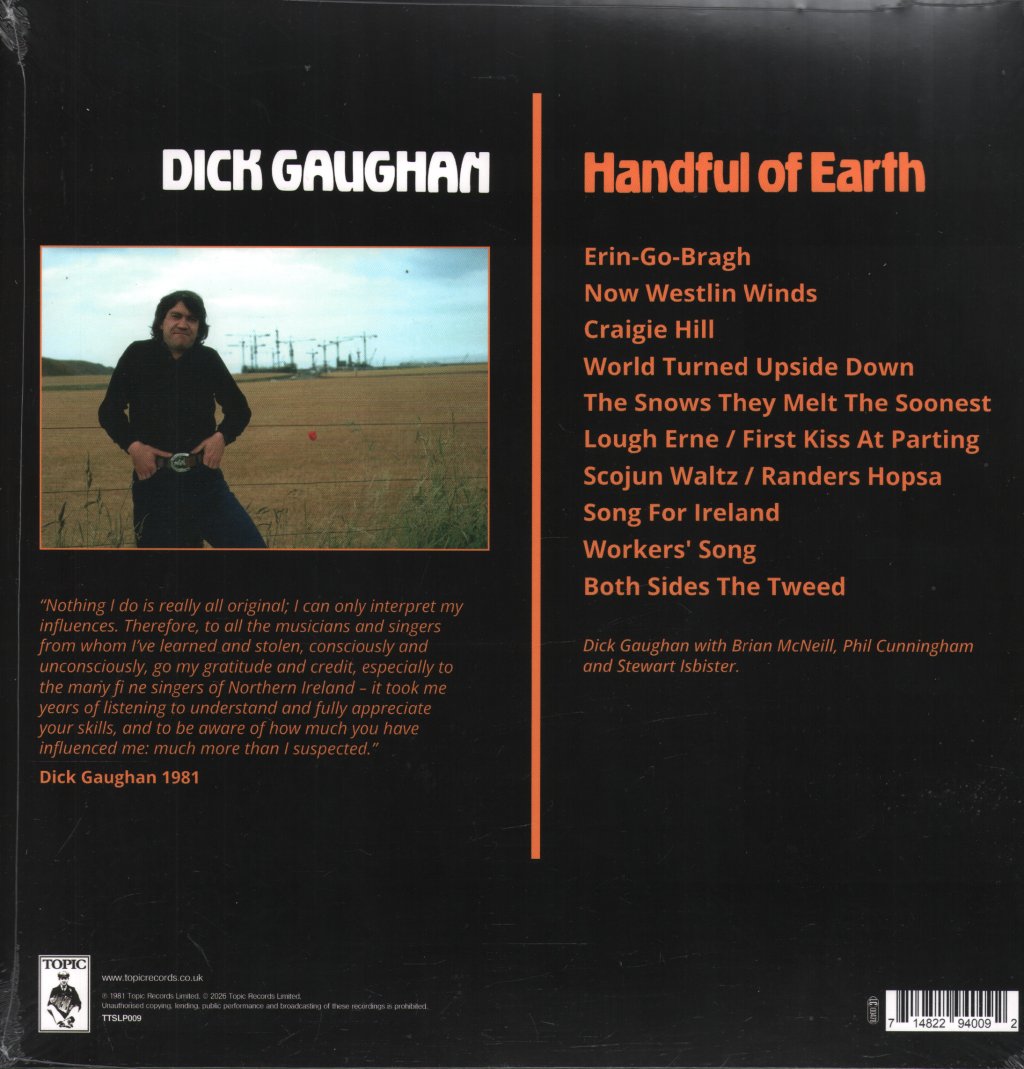 Dick Gaughan - Handful of Earth - Lp