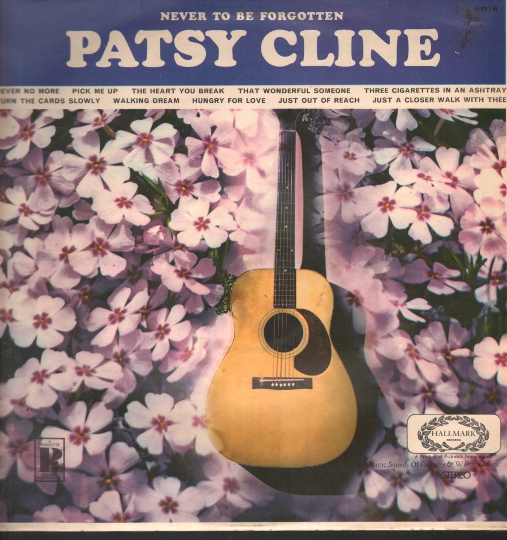 Patsy Cline - Never To Be Forgotten - Lp