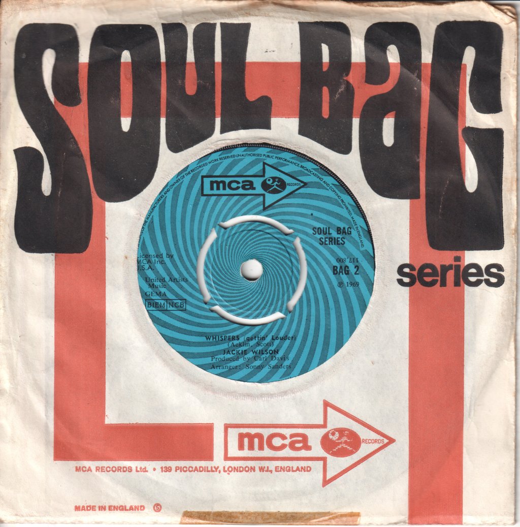 Jackie Wilson - Whispers - 7 Inch