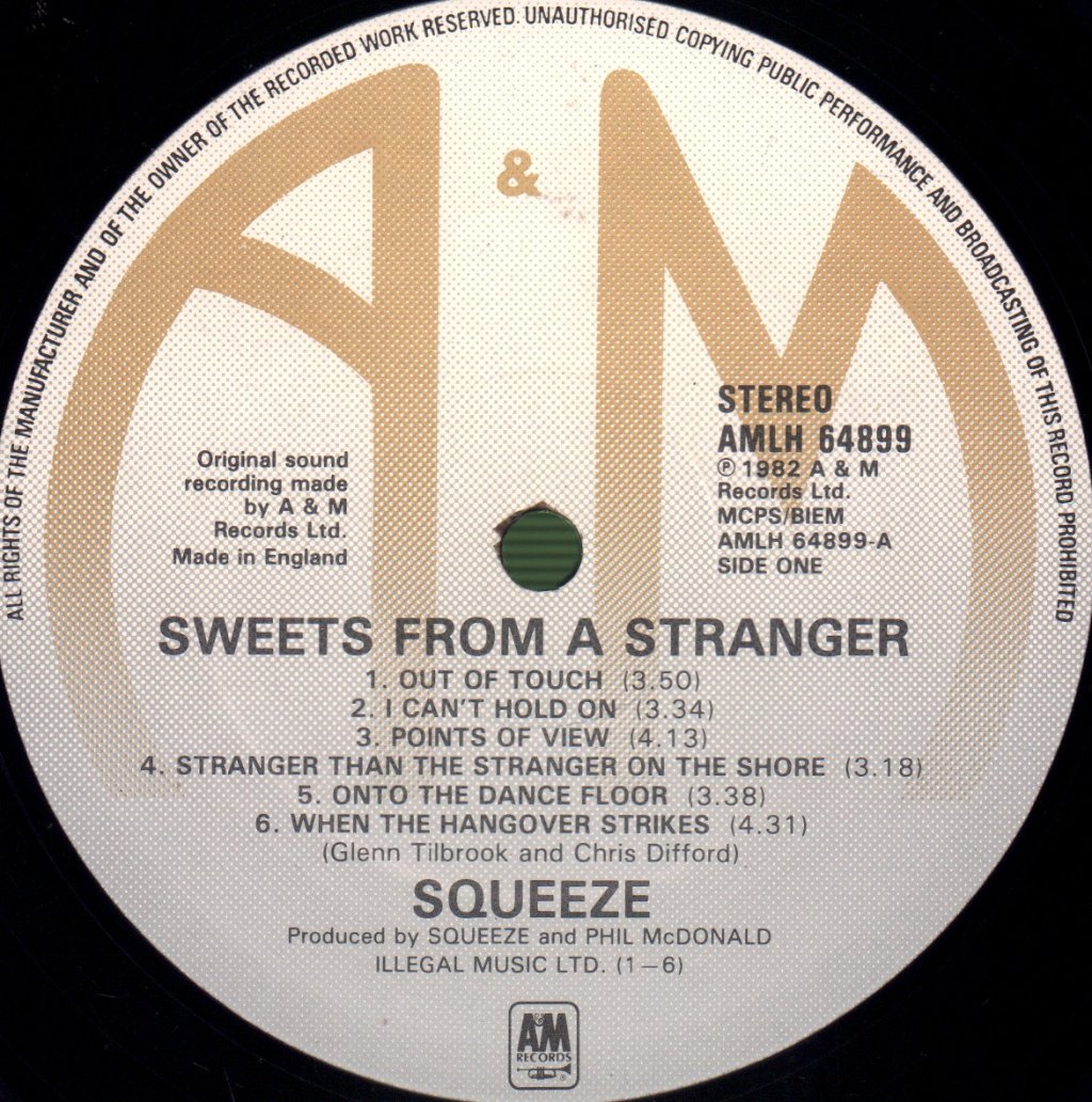 Squeeze - Sweets From A Stranger - Lp