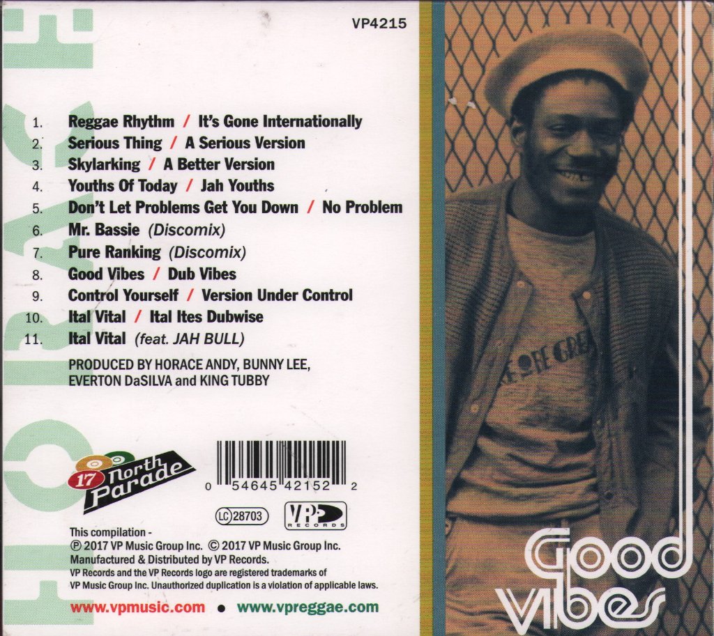 Horace Andy - Good Vibes - Cd