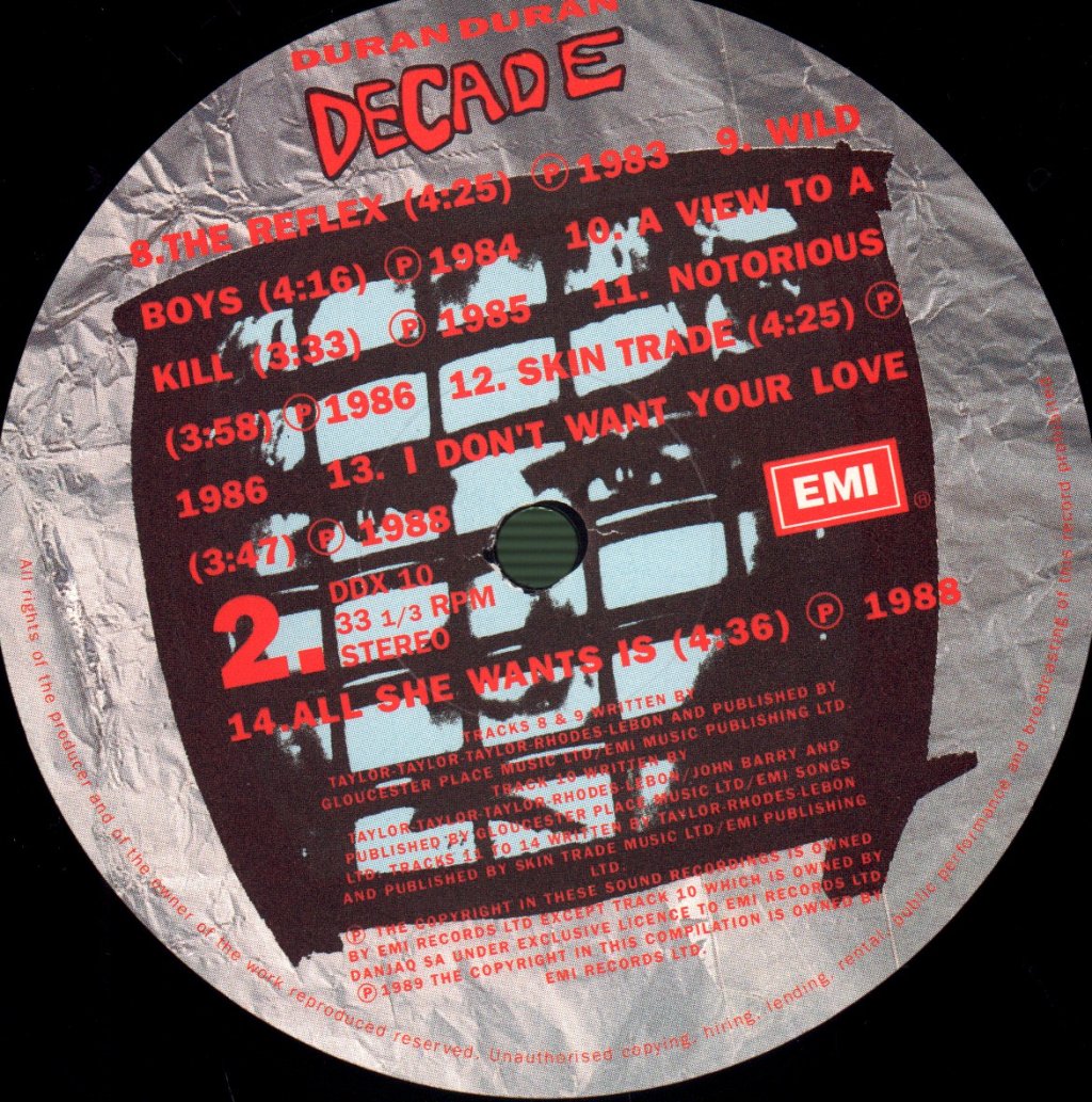 Duran Duran - Decade - Lp