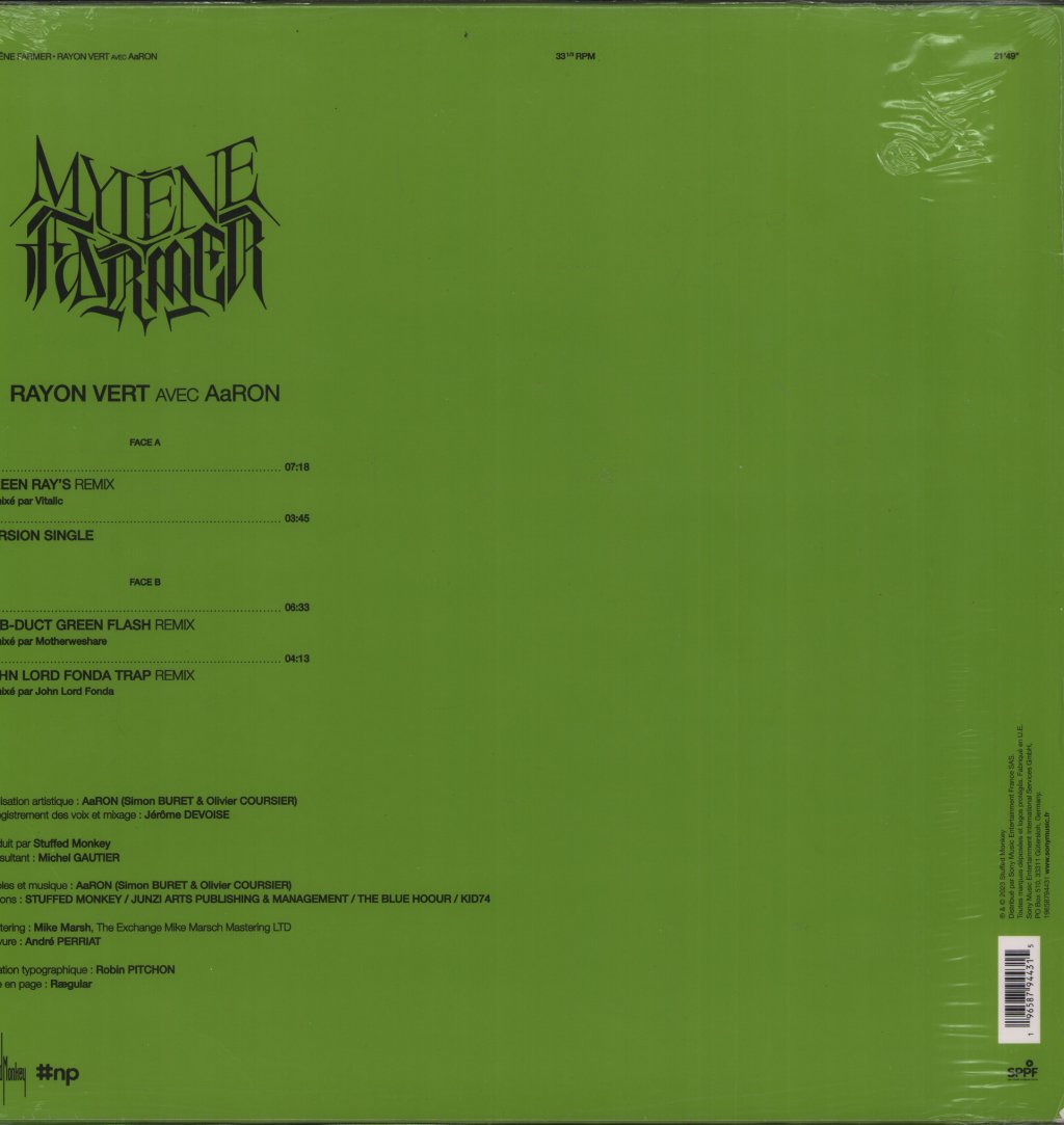 Mylène Farmer - Rayon Vert - 12 Inch