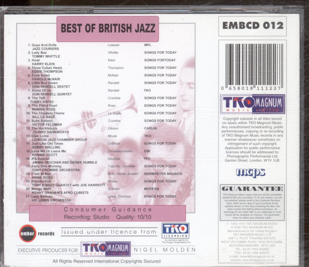 Various Artists - Best Of British Jazz - Cd