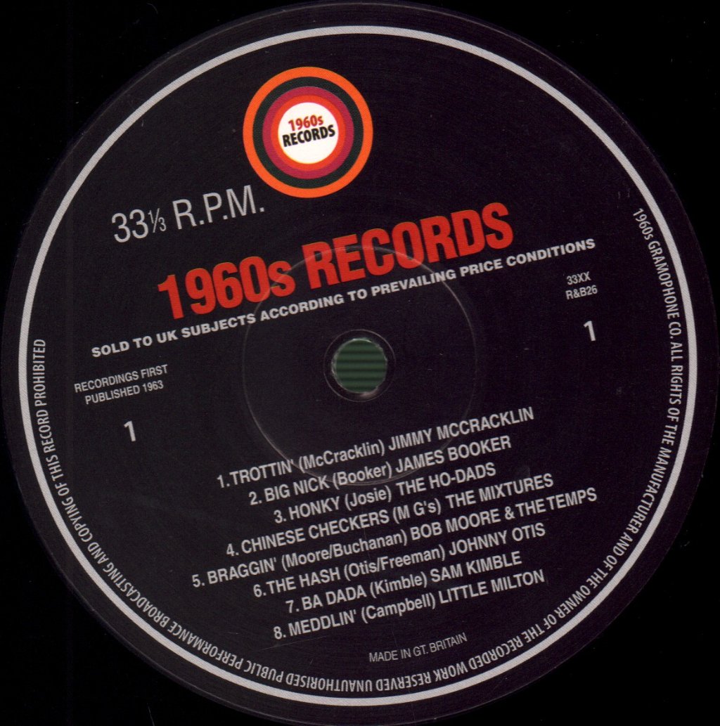 Various Artists - Mighty Instrumentals R&B Style 1963 - Lp