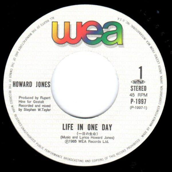 Howard Jones - Life In One Day - 7 Inch