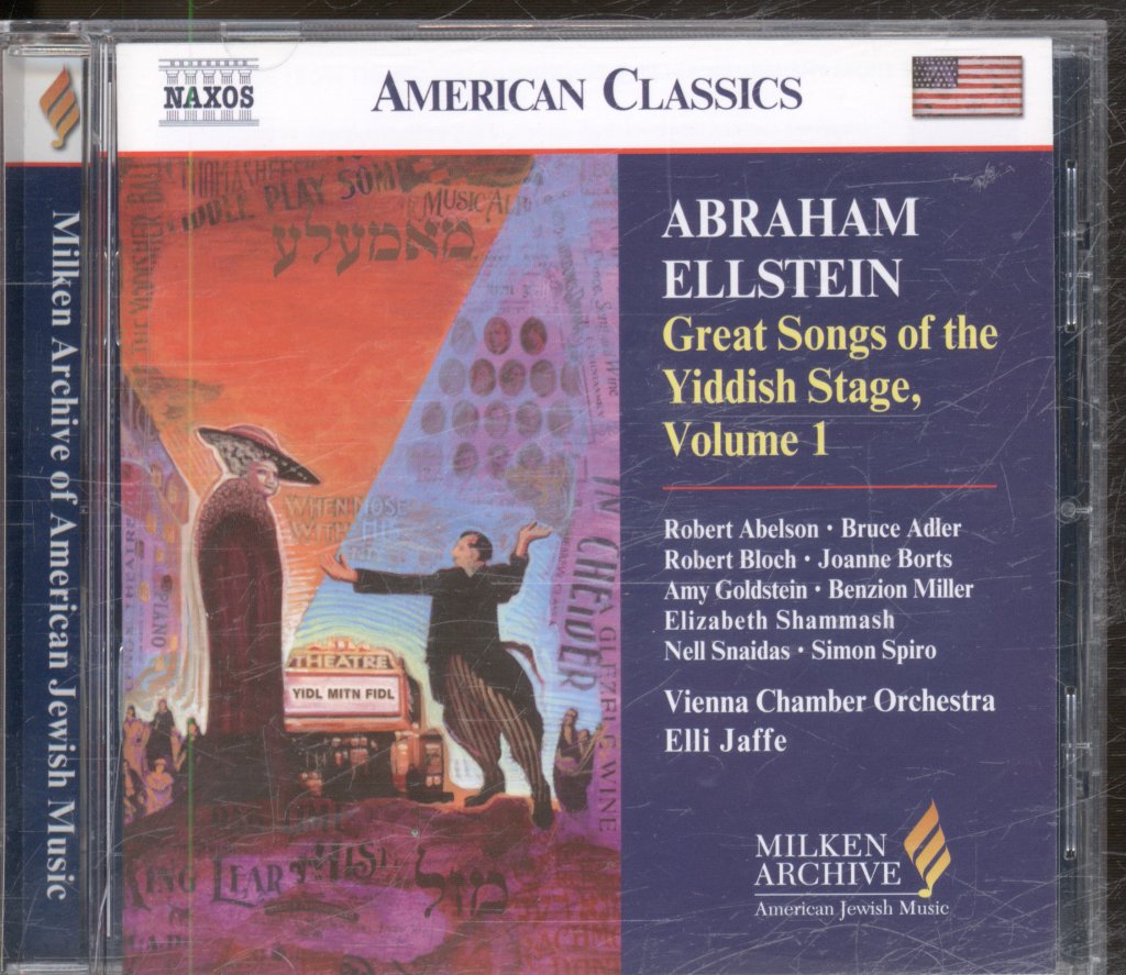 Vienna Chamber Orchestra, Elli Jaffe - Abraham Ellstein - Great Songs Of The Yiddish Stage, Volume 1 - Cd