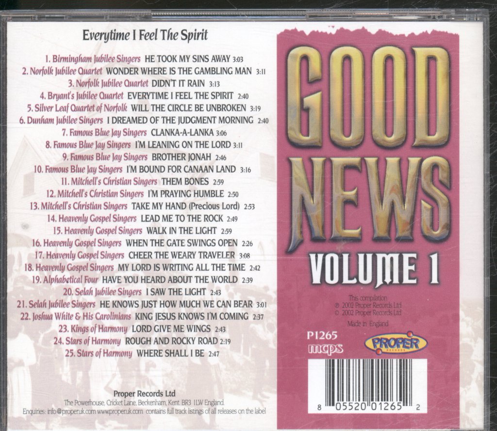 Various Artists - Good News Volume 1 - Cd