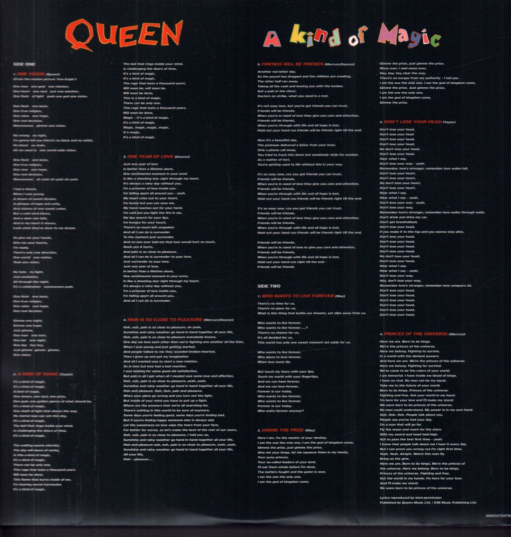 Queen - A Kind Of Magic - Lp