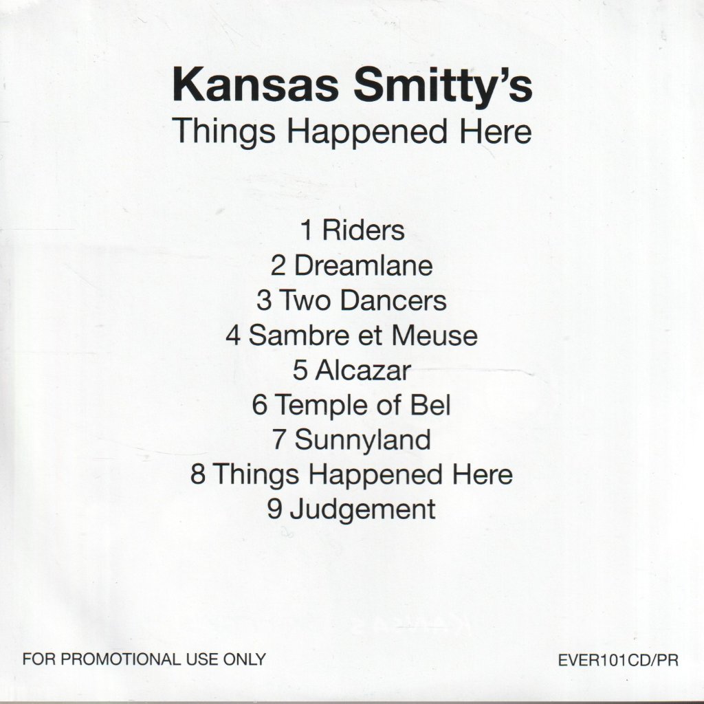 Kansas Smitty's - Things Happened Here - Cd