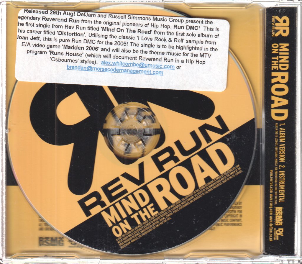 Rev Run - Mind On The Road - Cd