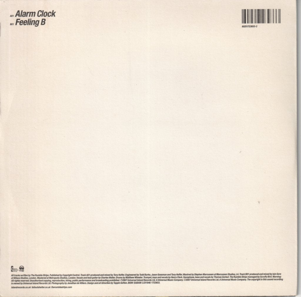 Rumble Strips - Alarm Clock - 8 Inch