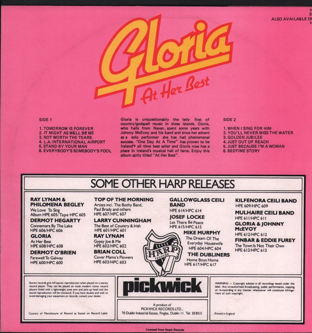 Gloria (70'S Artist) - At Her Best - Lp