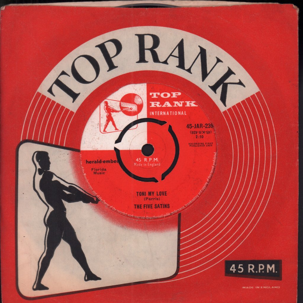 Five Satins - Shadows - 7 Inch