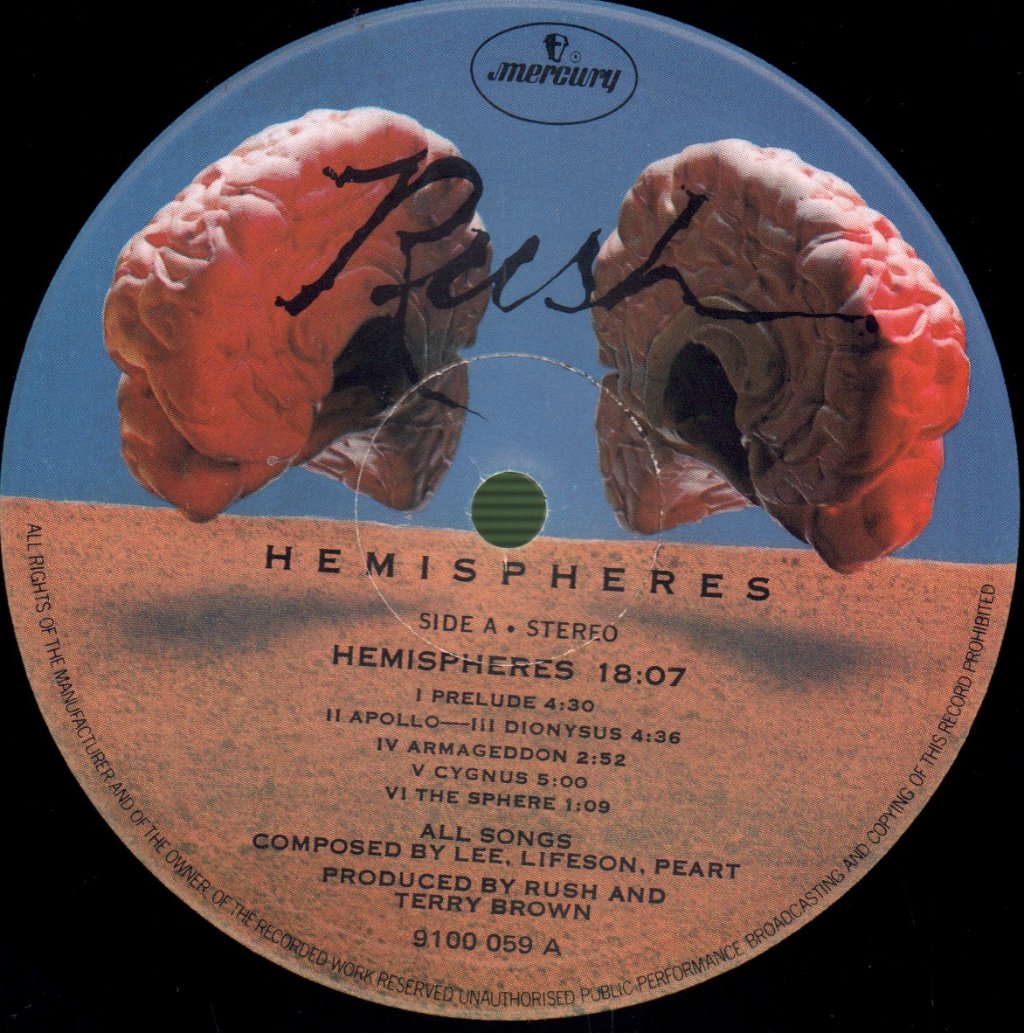 Rush - Hemispheres - Lp