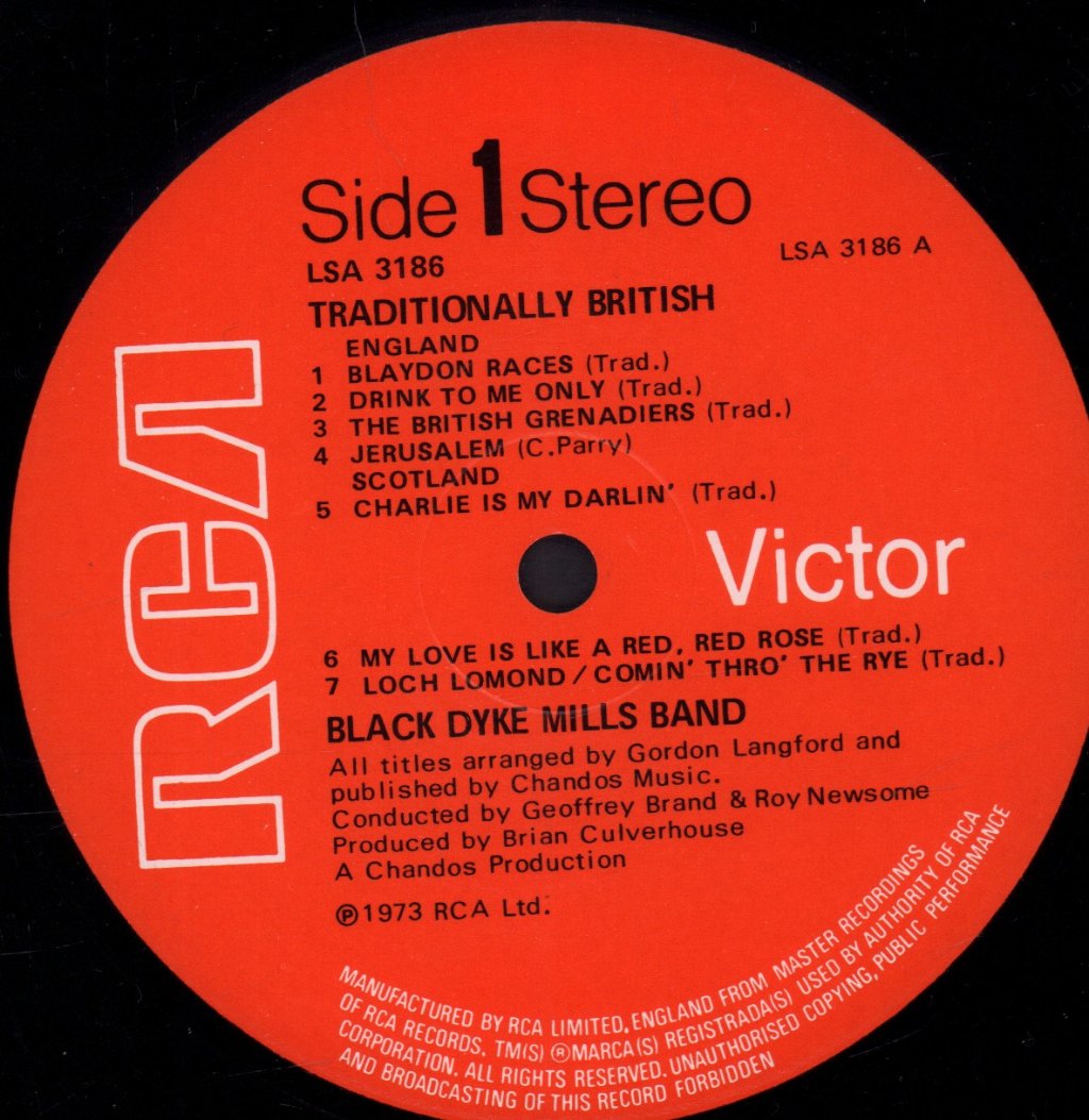 Black Dyke Mills Band - Traditionally British - Lp