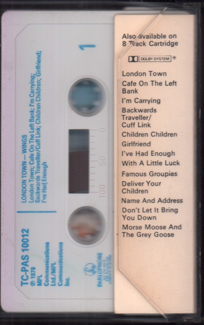 Wings - London Town - Cassette