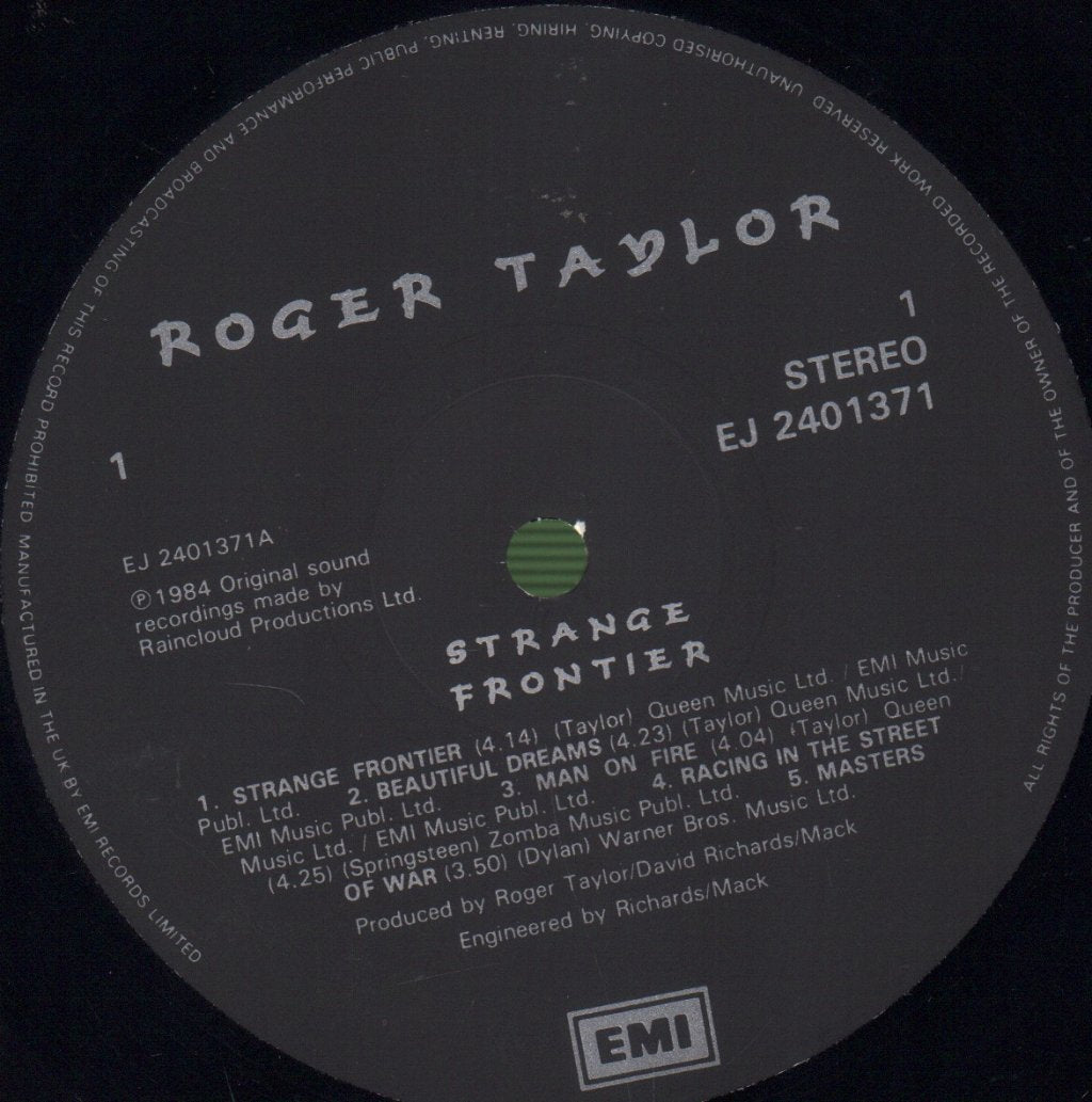 Roger Taylor - Strange Frontier - Lp