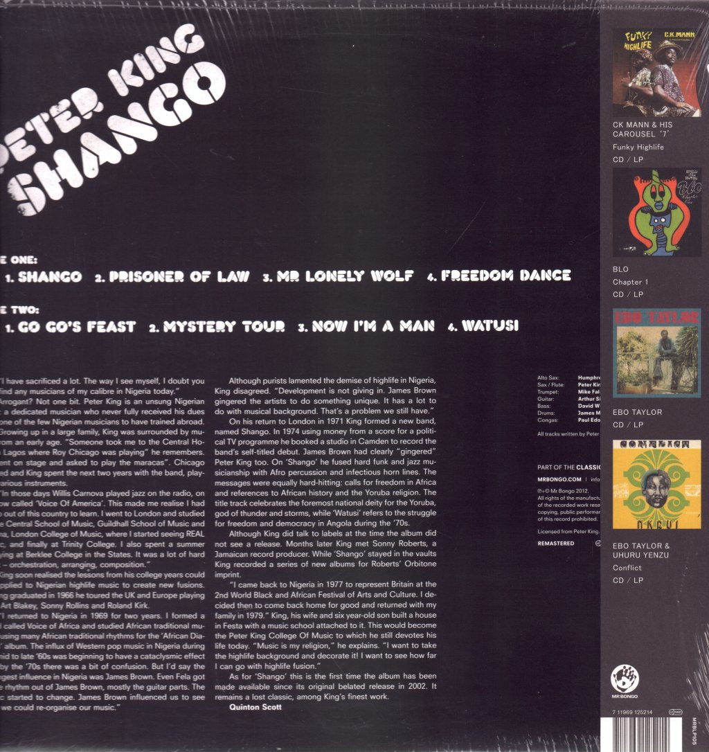 Peter King - Shango - Lp