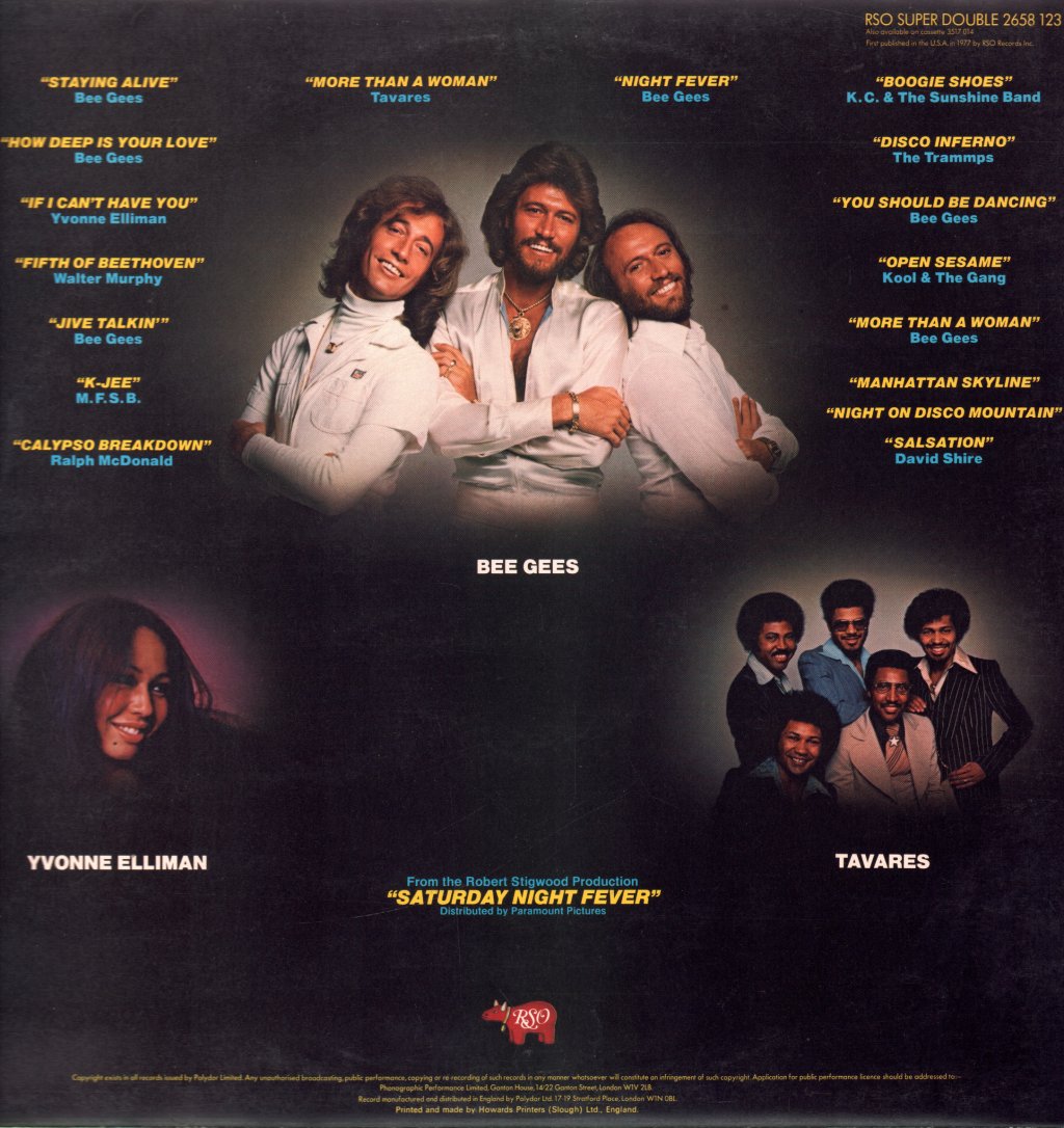 Various Artists - Saturday Night Fever (Original Movie Soundtrack) - Double Lp