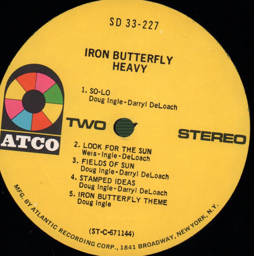 Iron Butterfly - Heavy - Lp