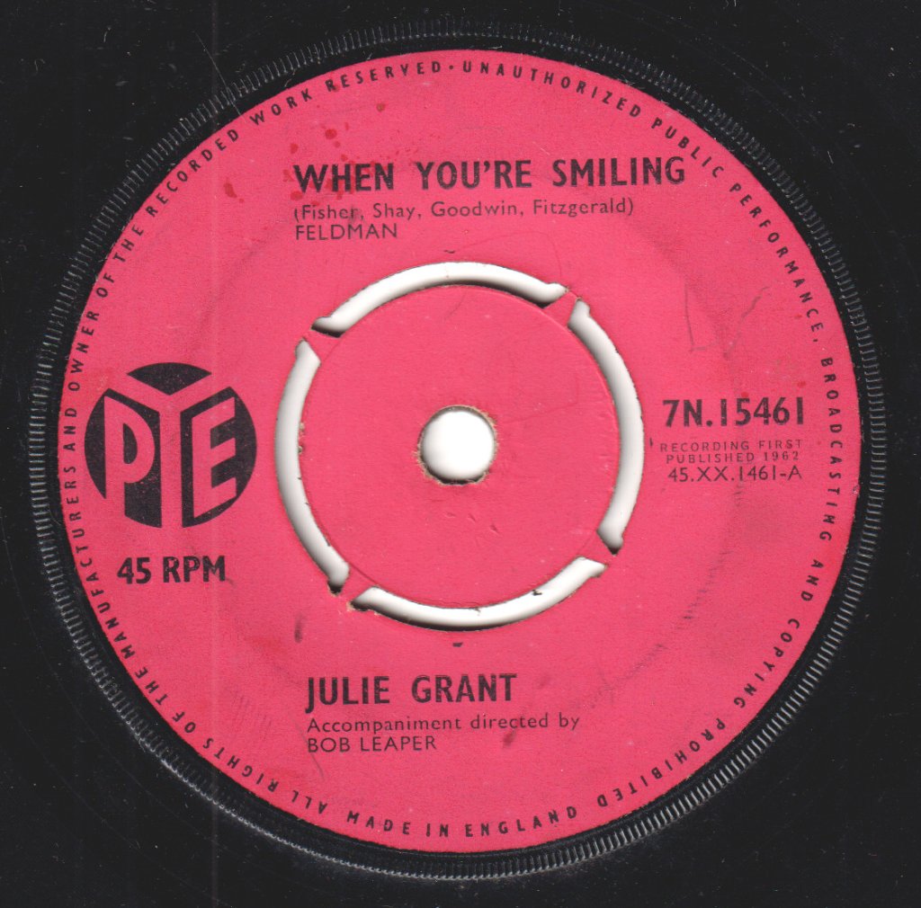 Julie Grant - When You're Smiling - 7 Inch