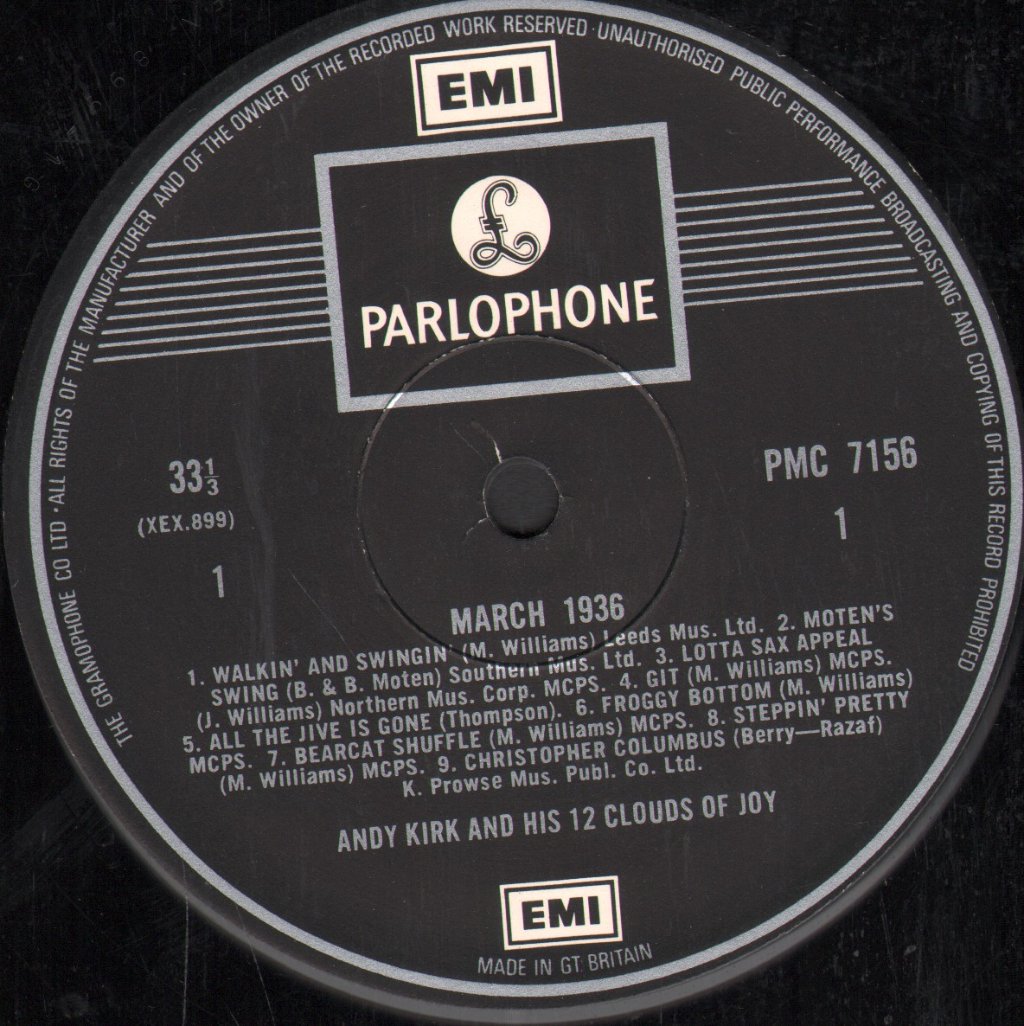 Andy Kirk and his 12 Clouds of Joy - March 1936 - Lp
