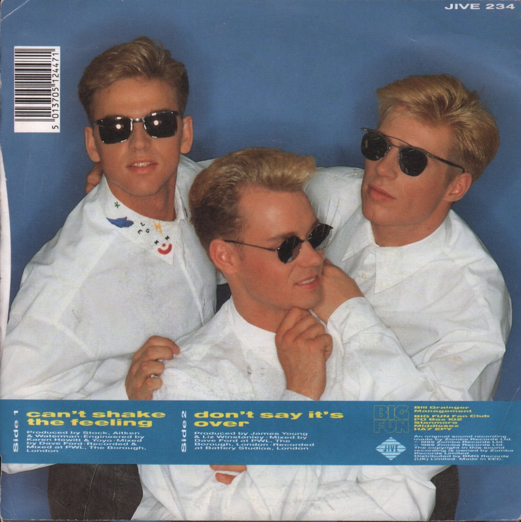 Big Fun - Can't Shake The Feeling - 7 Inch