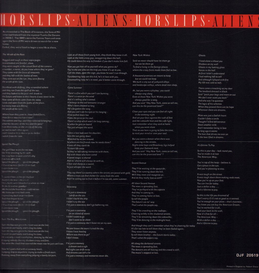 Horslips - Aliens - Lp