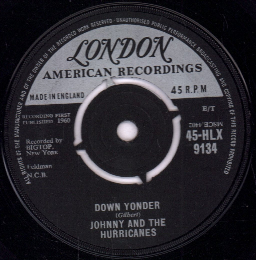 Johnny And The Hurricanes - Down Yonder - 7 Inch