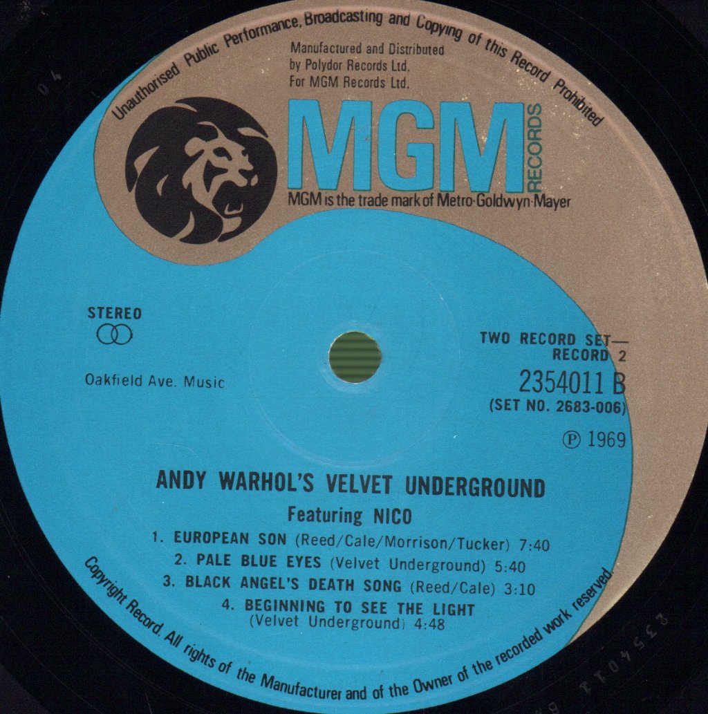 Velvet Underground - Andy Warhol's Velvet Underground Featuring Nico - Double Lp