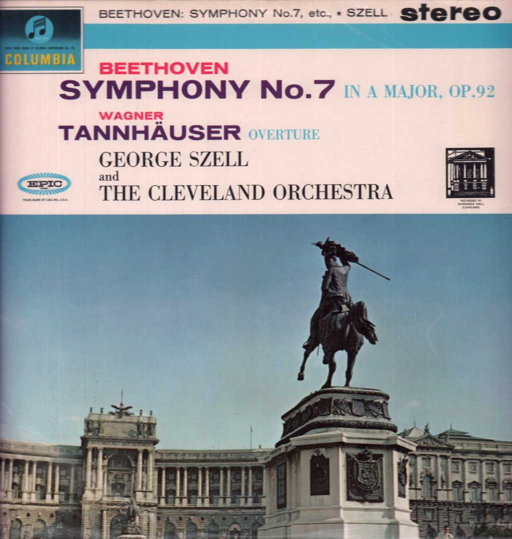 George Szell And The Cleveland Orchestra - Beethoven Symphony No.7 In A Mjor Op.92 - Lp