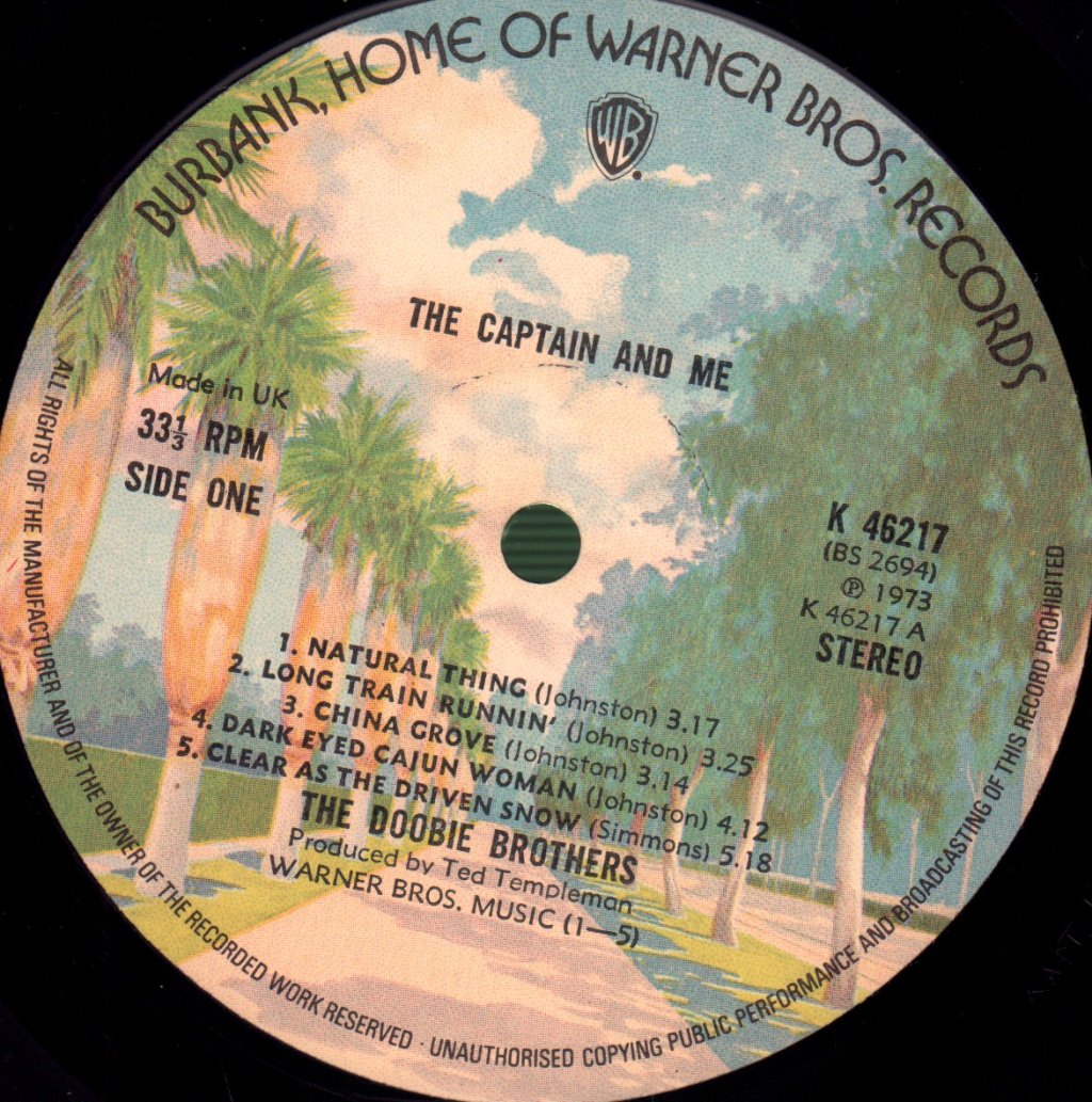 Doobie Brothers - Captain And Me - Lp