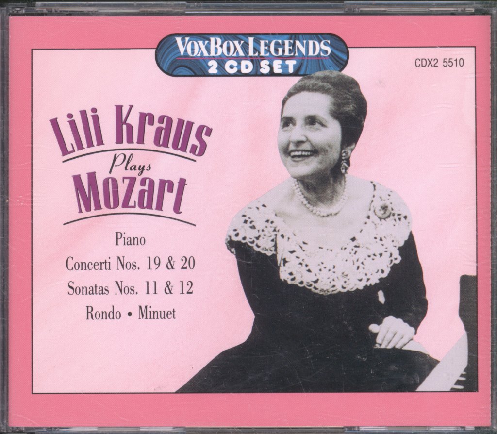 Lili Kraus - Lili Kraus Plays Mozart - Double Cd