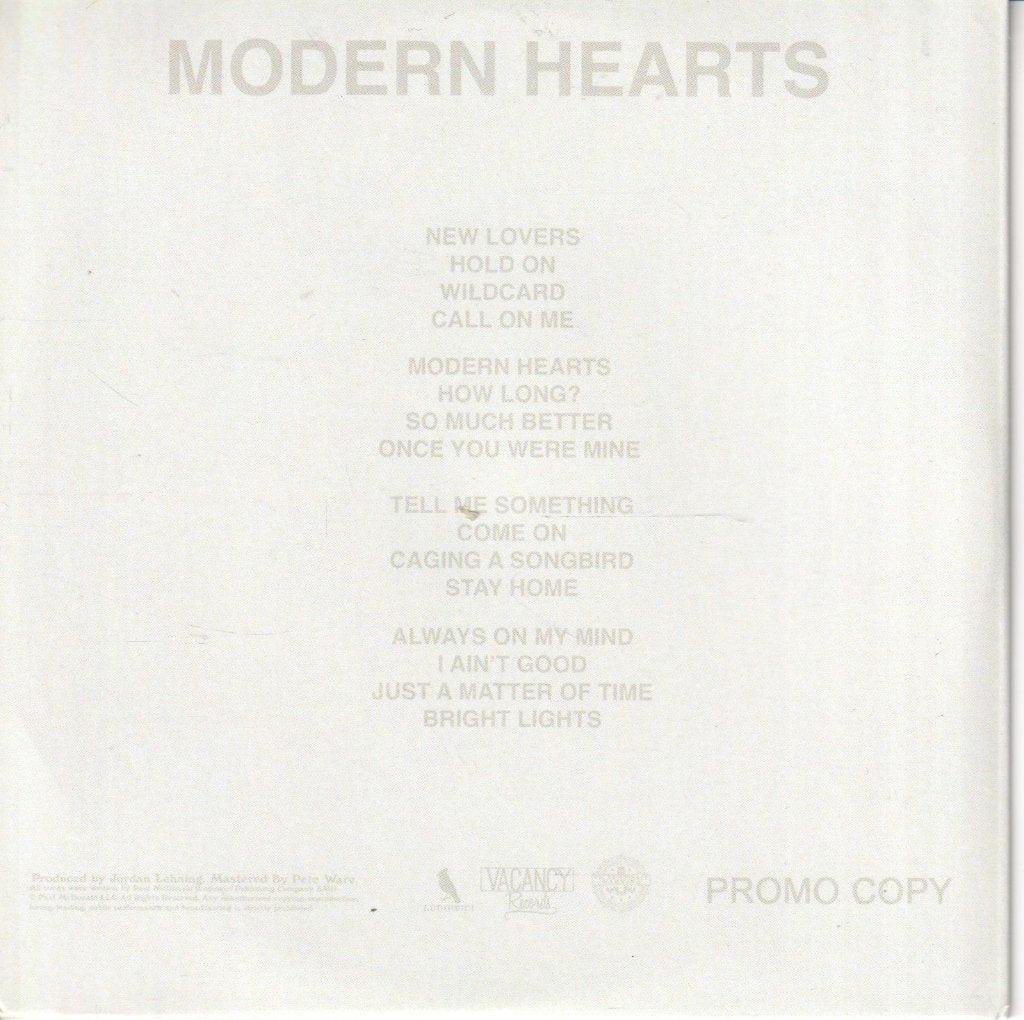 Paul McDonald - Modern Hearts - Cdr