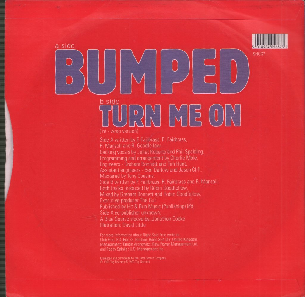 Right Said Fred - Bumped - 7 Inch