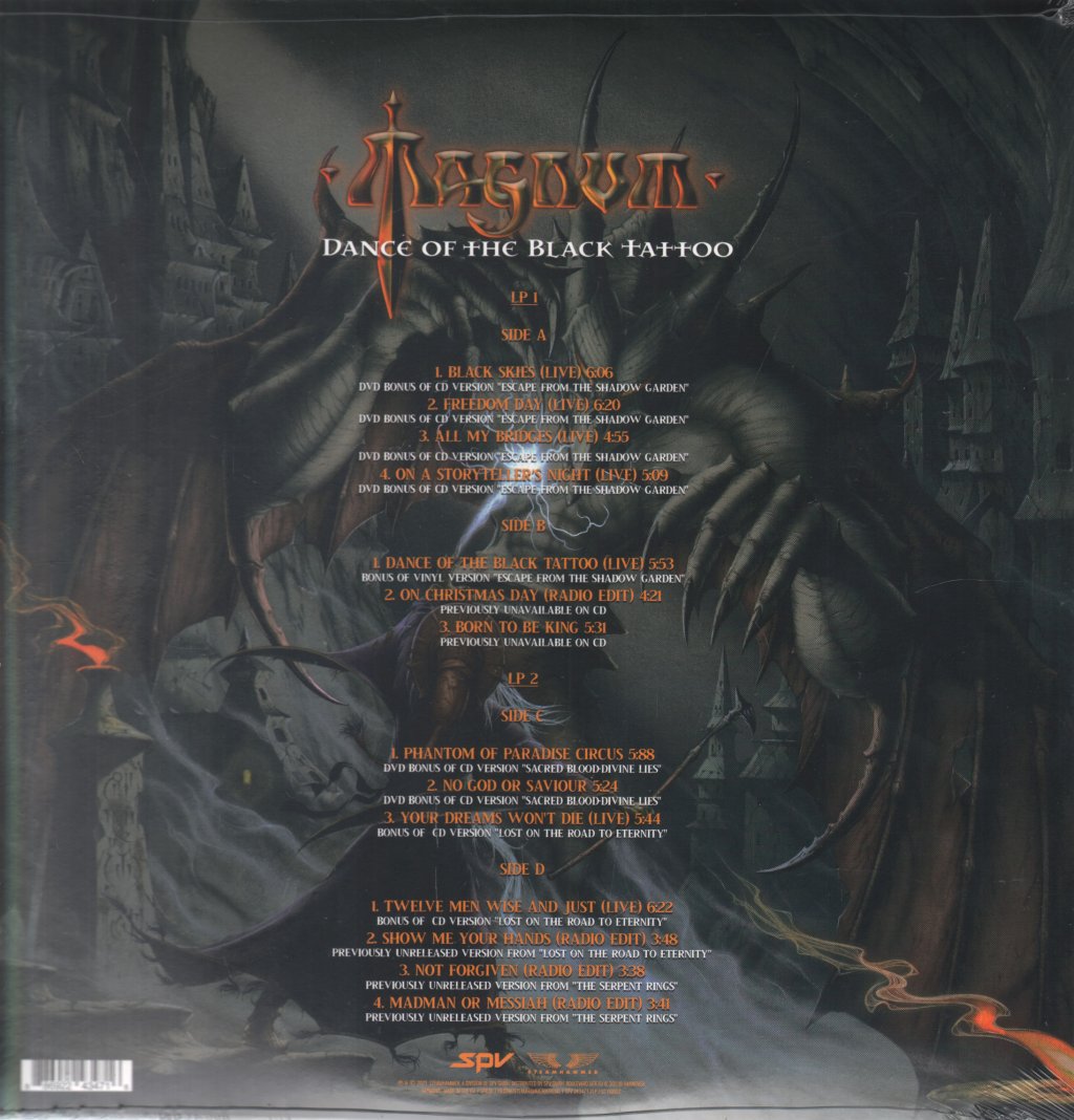 Magnum (Metal Group) - Dance Of The Black Tattoo - Double Lp