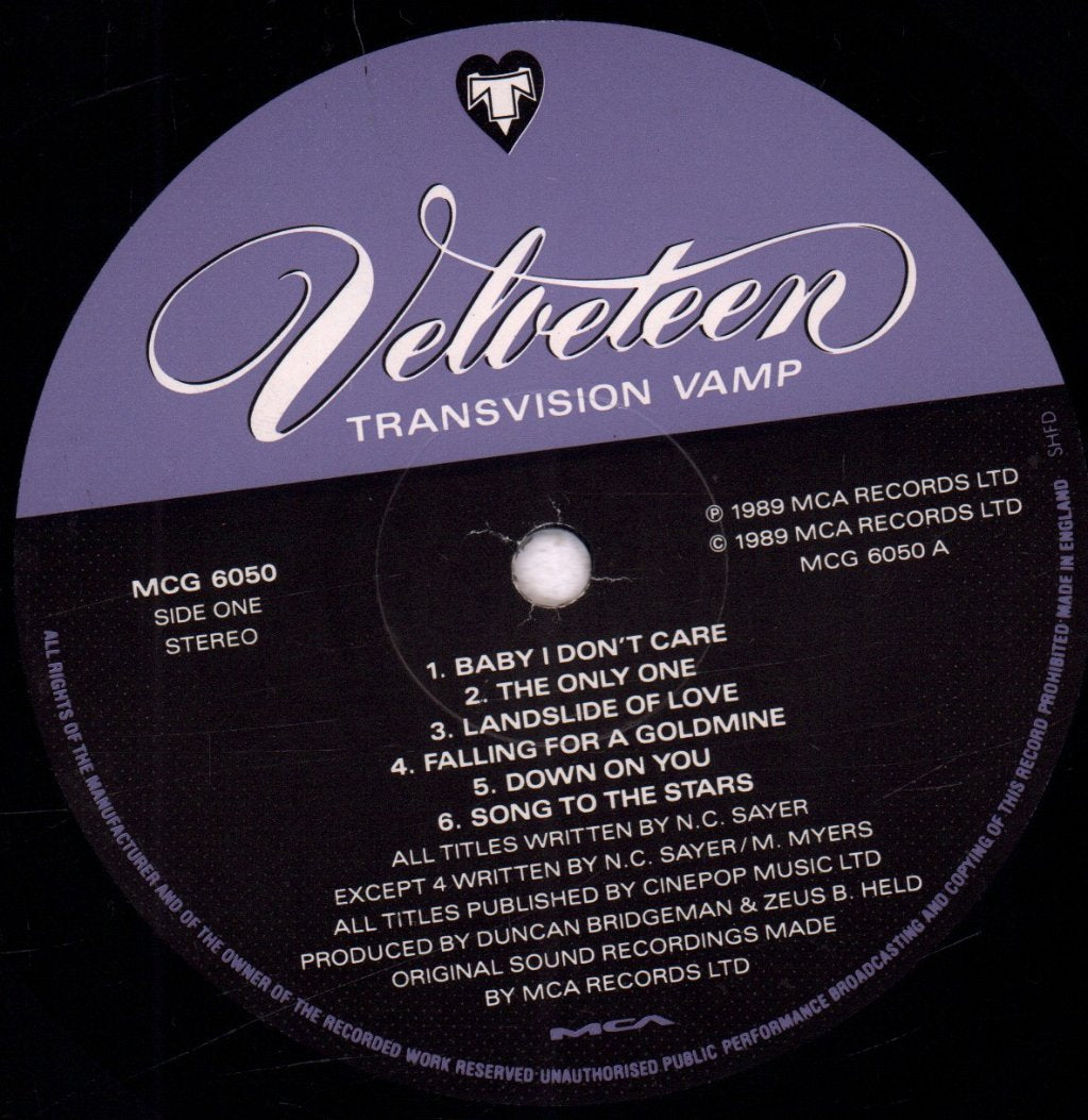 Transvision Vamp - Velveteen - Lp