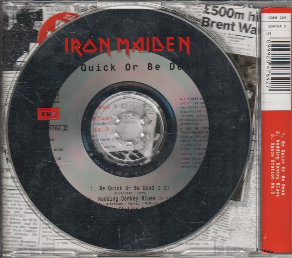 Iron Maiden - Be Quick Or Be Dead - Cd