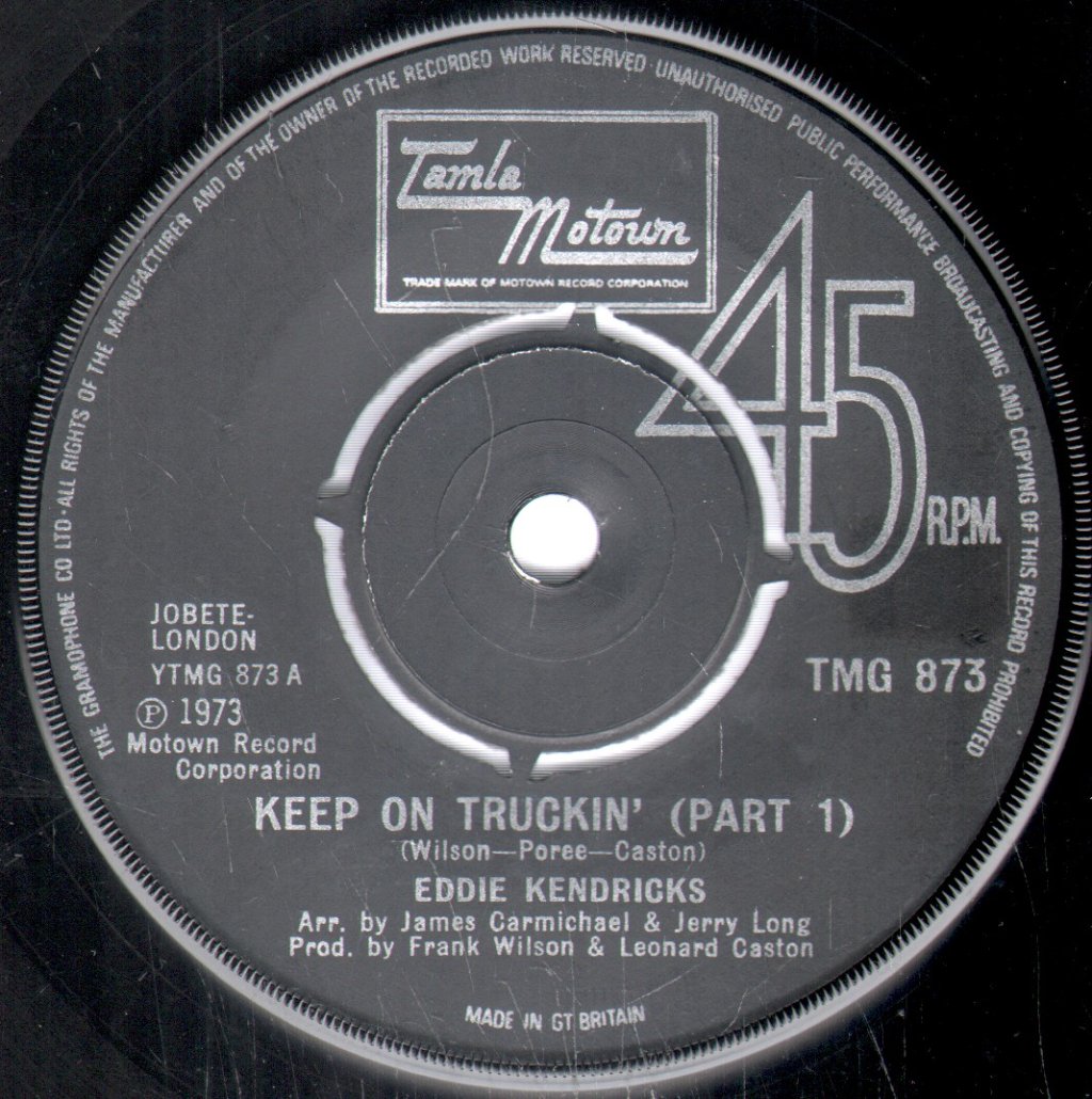 Eddie Kendricks - Keep On Truckin' - 7 Inch
