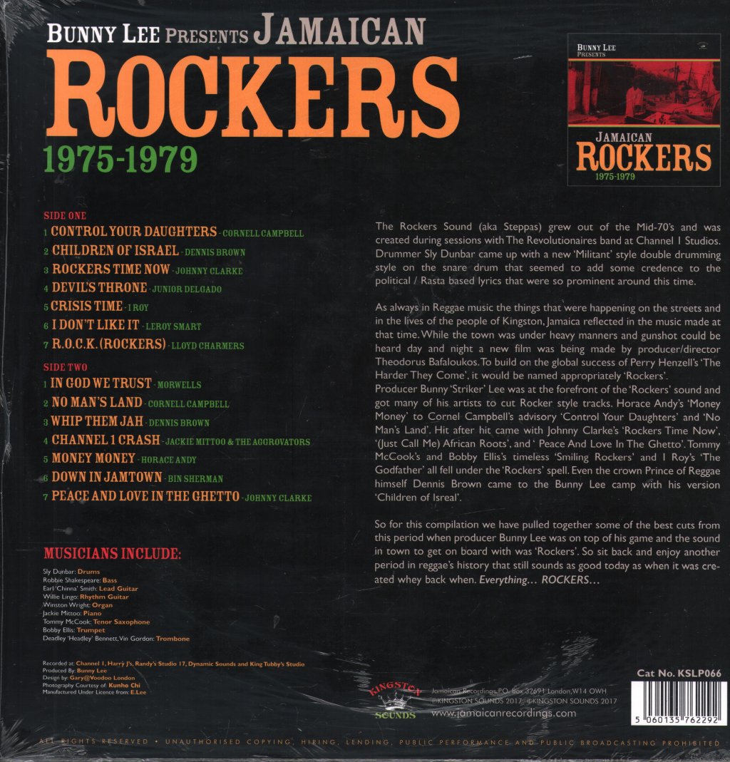 Bunny Lee - Jamaican Rockers (1975-1979) - Lp